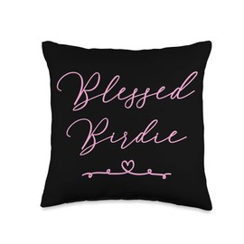 Blessed Birdie Throw Pillow