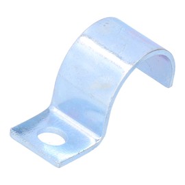 Single Hole Pipe Clamp, One Hole Pipe Strap Strong Sturdy Corrosion Resistant 304 Stainless Steel P Type One Pipe Clamp for Pipe Fixing (18mm) (20mm) (22mm)