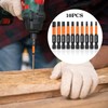 OUMUIK Torx bit set for screwdrivers, 10 pieces, length 50