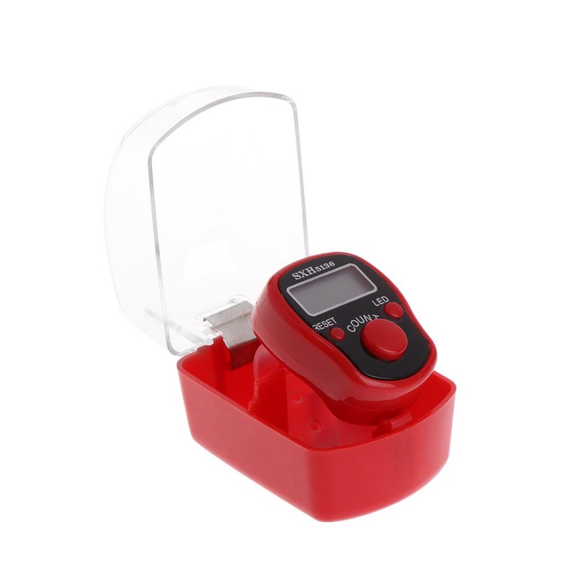 UNTERING Mini Counter,Mini 5 Digit LCD Digital Display Finger Hand