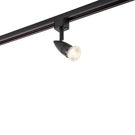 Saxby 78650 Conor Matt Black IP20 Indoor GU10 Track Head Spotlight