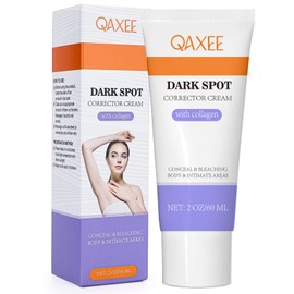 QAXEE Dark Spot Corrector Cream, Dark Spot Remover for Body, Remedy for Dark Spots, Suitable for Intimate Areas, Underarms, Knees, Elbows, Inner Thigh, Armpit, 2 fl oz