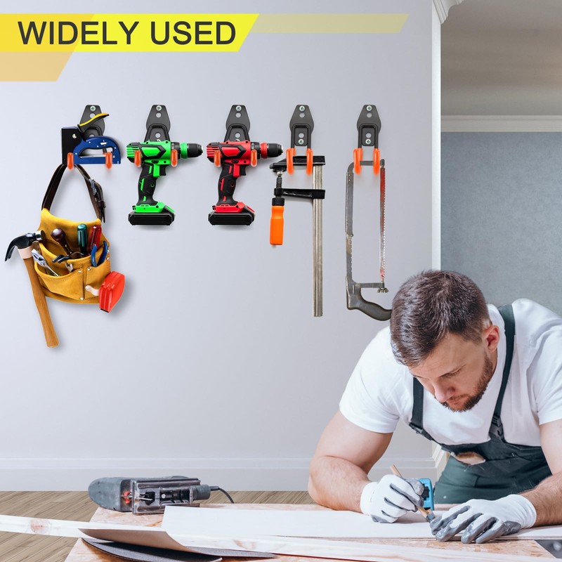 LUPYJI 18 Pack Garage Hooks Heavy Duty, Wall Mount Steel