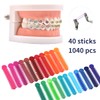 Rubber Bands for Braces, 1040 Pcs Color Orthodontic Ligature Ties