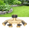 G3/4 4‑Way Water Hose Splitter Garden Hose Adapter Watering Connector