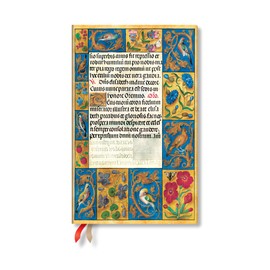 Paperblanks | 2025 Weekly Planner | Spinola Hours | Ancient Illumination | 12-Month | Maxi | Horizontal | Elastic Band | 160 Pg | 100 GSM