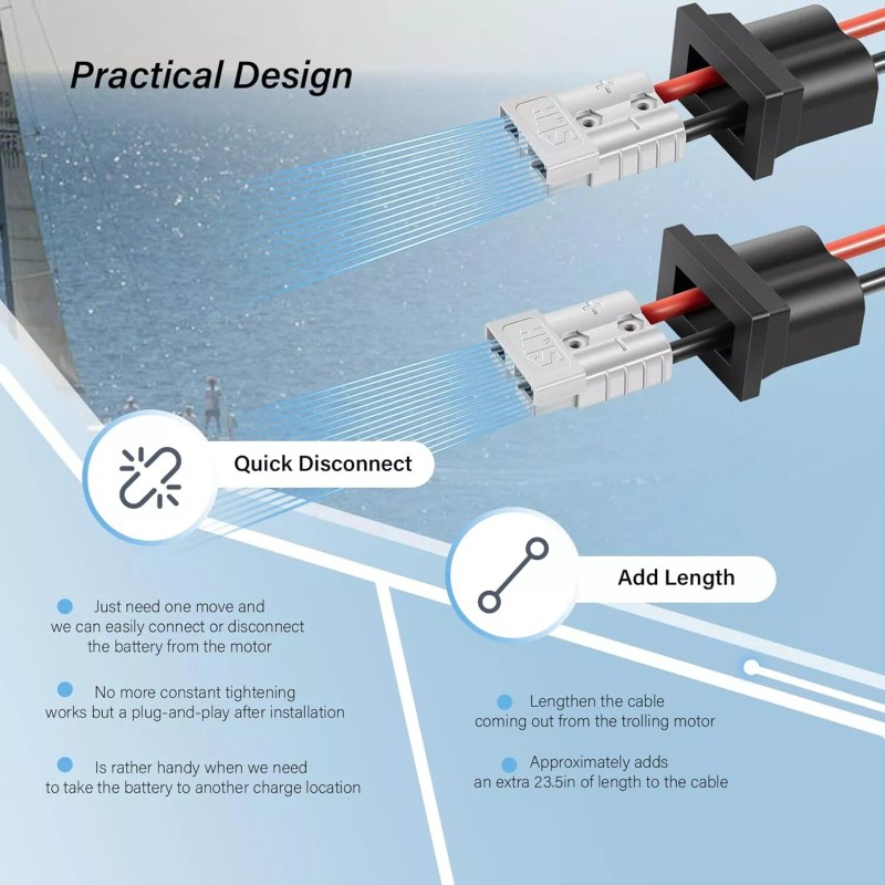 for Trolling Motor Newport NV X Kayak NK180 Battery Quick
