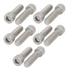 Sourcingmap 1/4"-20 x 7/8" 304 Stainless Steel Full Thread Hex