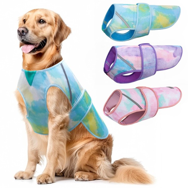 KYEESE Dog Cooling Vest for Large Dogs Lightweight 3D Breathable