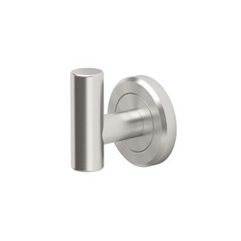 Gatco 4295 Latitude II Single Robe Hook, Satin Nickel