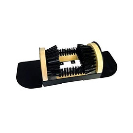 Trademark Innovations - Rascador Limpiador de Cepillo para Polvo para Botas y Zapatos para Barro al Aire última intervensión con Lados Plegables