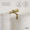 Umbra Cortinero simple ajustable Cappa, Dorado