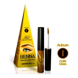 Delineador Polvo Para Cejas Henna Natural Semipermanente Hd