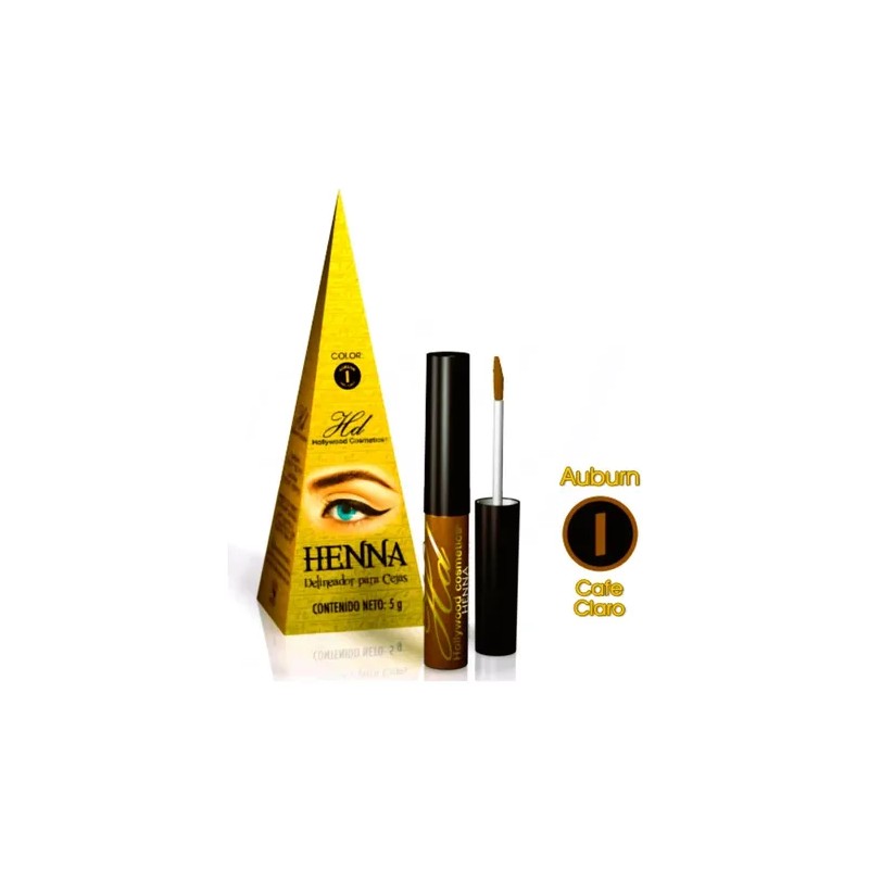 Delineador Polvo Para Cejas Henna Natural Semipermanente Hd