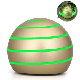 Dilabnba Fidget Spinner Kinetic Spin Metal Desk Toy Ball for Kids Adults, Luminous Full Body Optical Illusion Stress Relief Fidget Gyro Ball Gift for Boys Girls 4-12 5-10 3-12 (Gold)