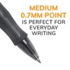 BIC Velocity Retractable Gel Pen, Refillable, Medium Point (0.7 mm),