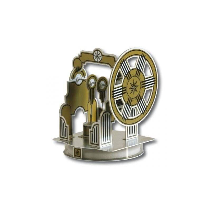 Frühes Forschen Cardboard Kit Stirling Motor Running On A Cup