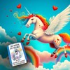 Unicorn with Sunglasses Parking Disc Be A Unicorn for Fun