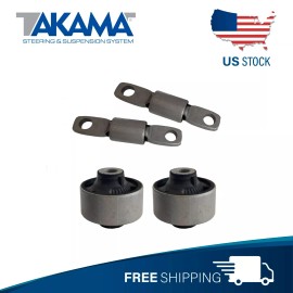 Takama 4 Pc Bushing KIT Front Control arm Bush For NS ROGUE 08-21-SENTRA 07/12