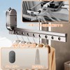 Indoor Clothes Dryer, Suction Cup Wall Hanger, Folding Hanger, Laundry
