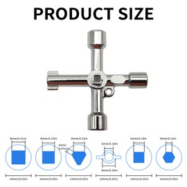 Dreieck Schlüssel, Feuerwehrschlüssel, Öffnung, Wasserzähler, elektrische Schränke, Pfeife, Mülleimer, Box, für Briefe, Universalschlüssel, dekorativ, Abfluss für Briefe, Auto, Box