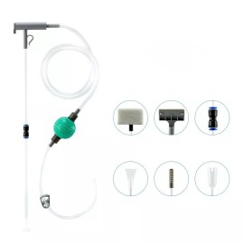 MT Aquatics Premium Small/Medium Gravel Vacuum Cleaner | Water Change - All in One - With Scraper