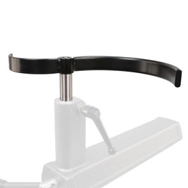 Hurricane Turning Tools, S-Curved Tool Rest For Wood Lathe with 8.5" and 5.2" Diameter Curves, 1" Diameter Post, 7" Post Length