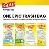 Glad ForceFlex Tall Kitchen Drawstring Trash Bags, 13 Gal, Fragrance