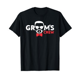 Funny Bachelor Party Grooms Crew Stag Wedding Party Mens Gag T-Shirt