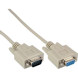 InLine® 12211 Serial Extension 9-Pin Male to Female 1:1 Assigned 15 m