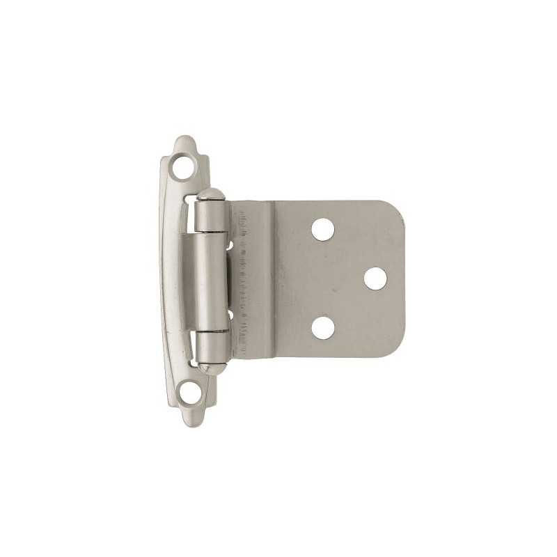 Liberty H0104AL-SN-U 3/8-Inch Self-Closing Inset Hinge, (Pack of 2)