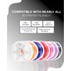 COOKIECAD White PLA 3D Printer Filament 1.75mm 1kg