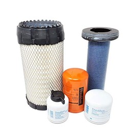 CFKIT Filter Kit Compatible with Bobcat Skid-Steer Loader S160 S185 S205 Interm Tier 4