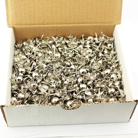 C.S. Osborne 1000 Pcs 7/16" Nickel Plated Nails #682N Decorative Tacks