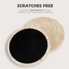 YONGHEE Italian Travertine Coasters Set of 5 with Holder, Round