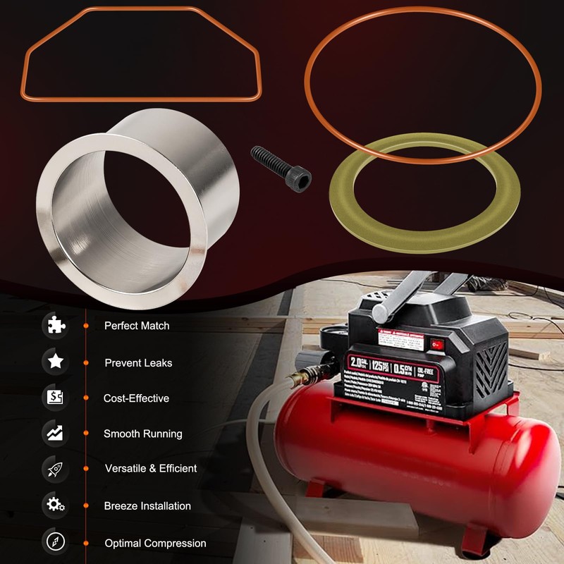 K-0650 Air Compressor Cylinder Sleeve and Compression Ring Replacement Kit