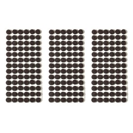 Furnigear Felt Pads Small 3/8" Felt Pads for Cabinet Doors Bumpers, Cabinet Cushion Dots Felt Cabinet Door Stops, Self Adhesive Thick Bumper Pads to Protect Surfaces -Anti Scratch 234 Pcs Round Brown