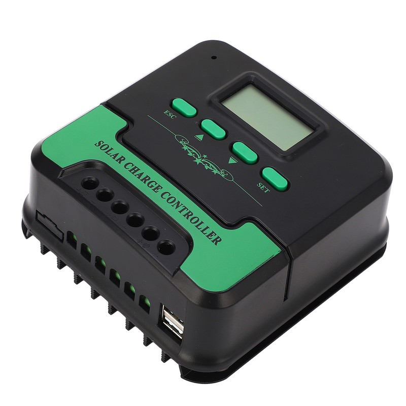 MPPT Solar Charge Controller LCD Screen Solar Panel Regulator 12V