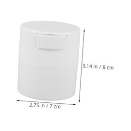 Mikinona Eyelash Extension Accessory 2pcs Airtight Lash Jars Vacuum Sealer Precision Lifting Dispenser