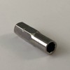 Ankexin Screwdriver Bit Adapter, 6.35mm (1/4") to 4mm, Nickel-Coated