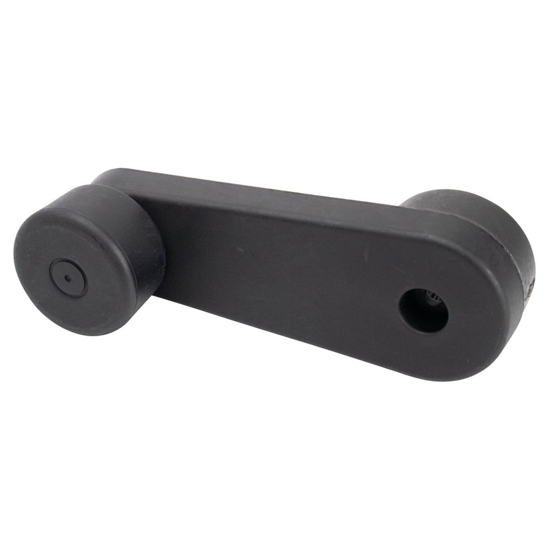 TRQ Front Window Crank Handle Set Black Compatible with 2003-2007