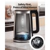 SHARDOR Electric Kettle 1.7L Stainless Steel, One Touch Start, Auto