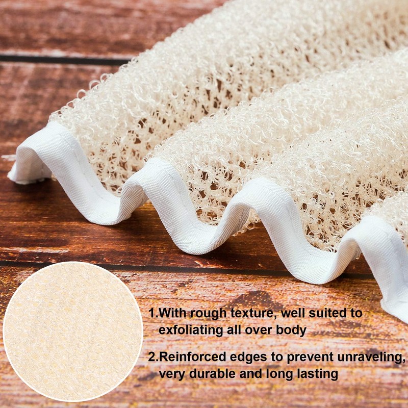 Toallas Exfoliantes de Nailon Tatuo 10 Paquetes - Borde Blanco