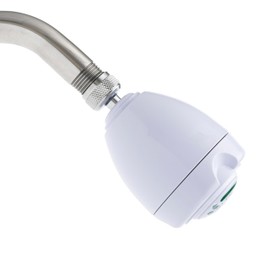 Niagara Conservation N2915N Earth Spa 3-Spray with 1.5 GPM 2.7-in. Wall Mount Adjustable Fixed Shower Head in White, 1-Pack | Bathroom Shower Head Sprayer with Pressure Compensation Technology