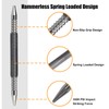ZATUX 2 Pcs Dual Head Nail Setter 3/32″ and 1/8″