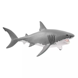 Schleich Great White Shark Toy Figurine Educational Ocean Play for Kids