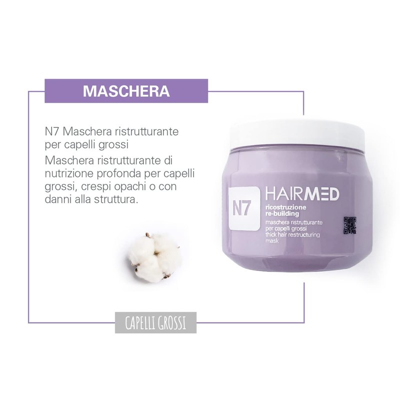 N7 – Mask Acetate Hair Large Keratin – Hairmed