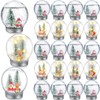 Liliful 30 Pack Christmas DIY Snow Globe Kit Including 3.58