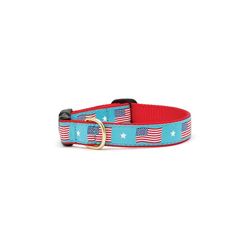 Up Country Flag Day Collar para perro, XL (18 a