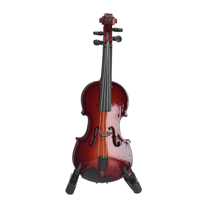 Violin Model Mini Exquisite Musical Instrument Decorative Handicraft Ornament for